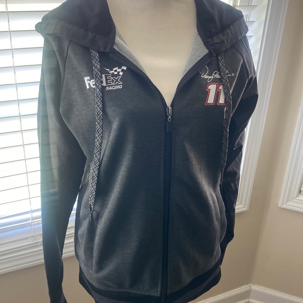 Chase Authentics Black and Gray Racing Jacket